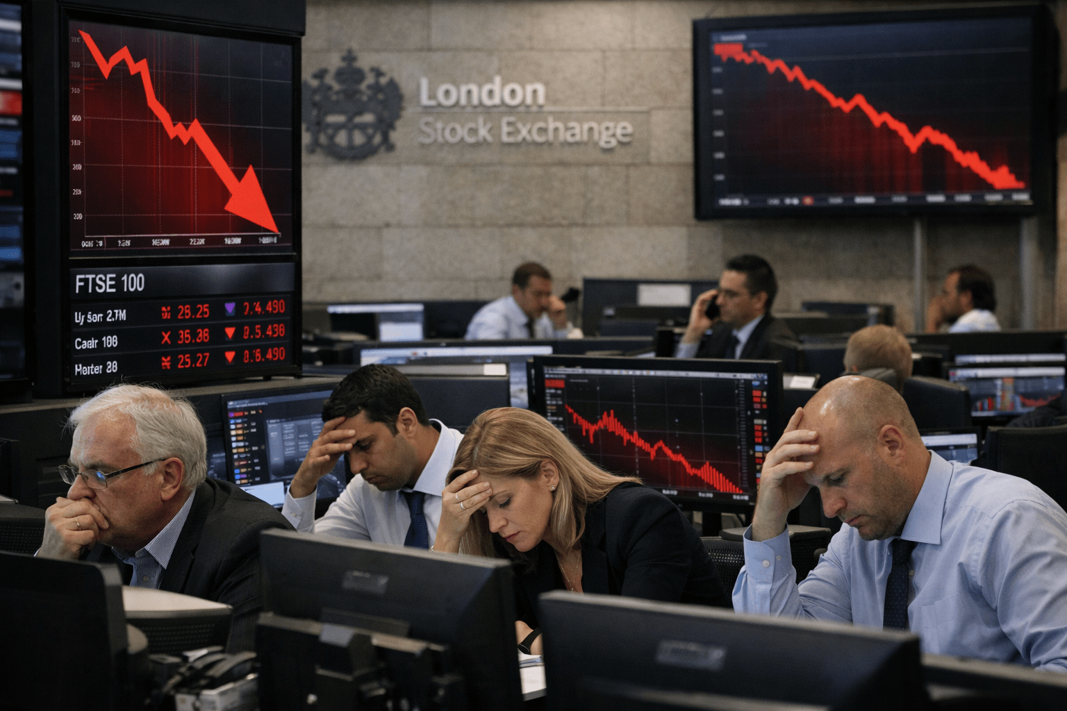 Top shares dragging the FTSE 250 Index as it drops into a correction
